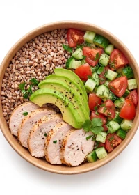 Turkey Fillet with Buckwheat & Avocado