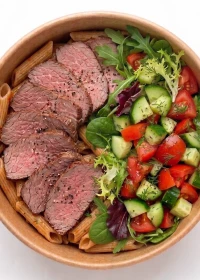 Lean Beef Pasta Bowl