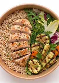 Chicken with Rice & Vegetables