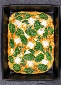 Spinach and Feta Omelette