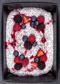 Skyr with Berries and Chia Seeds
