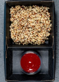 Quinoa with jam