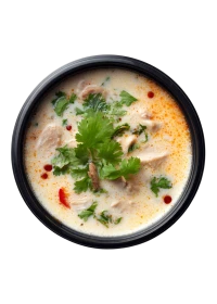 Tom kha with chicken